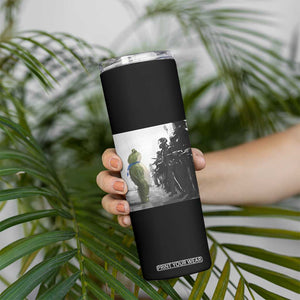 Frog Resist Skinny Tumbler Free Portland Oregon Freedom Fighters TS02 Print Your Wear