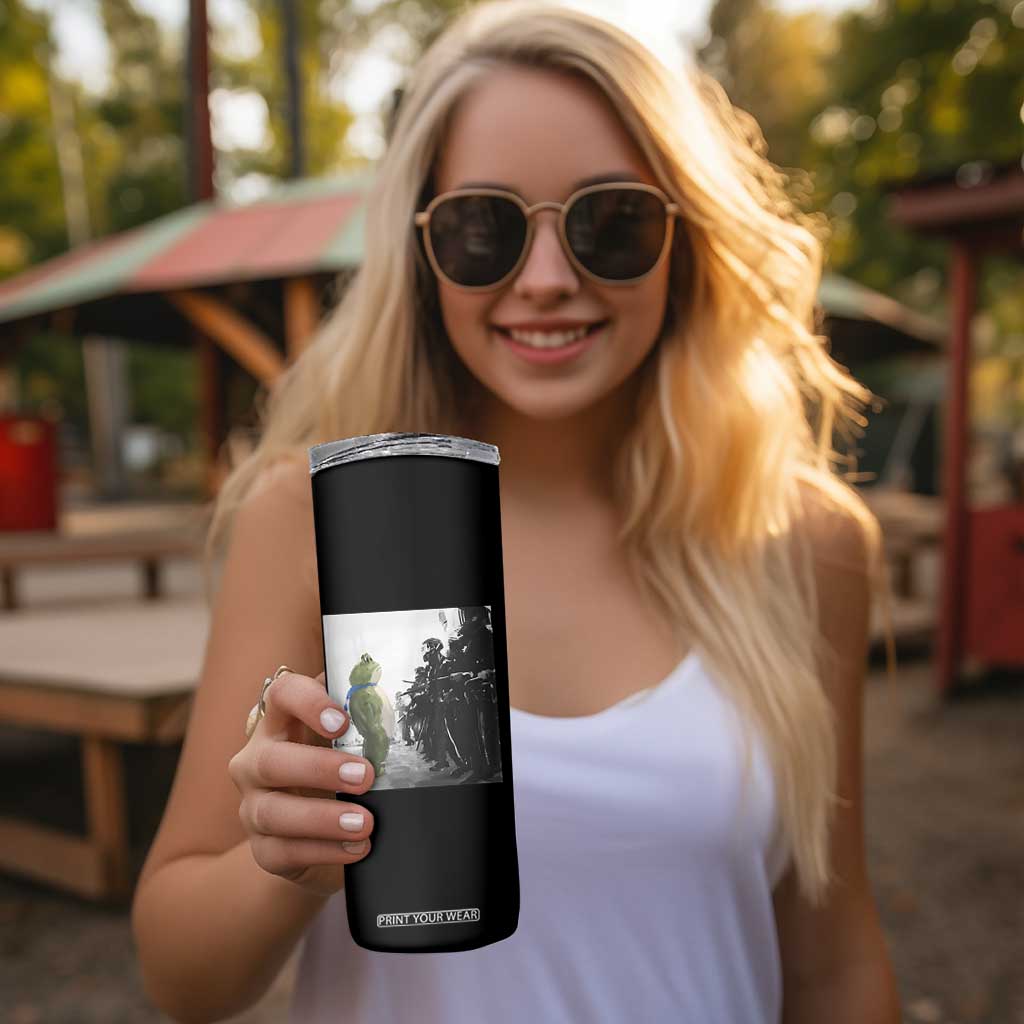 Frog Resist Skinny Tumbler Free Portland Oregon Freedom Fighters TS02 Print Your Wear