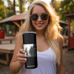 Frog Resist Skinny Tumbler Free Portland Oregon Freedom Fighters TS02 Print Your Wear