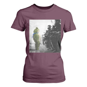 Frog Resist T Shirt For Women Free Portland Oregon Freedom Fighters TS02 Maroon Print Your Wear
