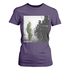 Frog Resist T Shirt For Women Free Portland Oregon Freedom Fighters TS02 Purple Print Your Wear