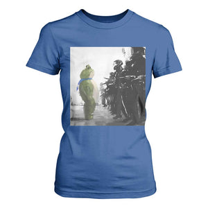 Frog Resist T Shirt For Women Free Portland Oregon Freedom Fighters TS02 Royal Blue Print Your Wear