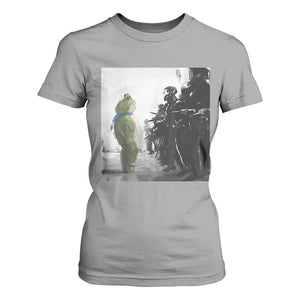 Frog Resist T Shirt For Women Free Portland Oregon Freedom Fighters TS02 Sport Gray Print Your Wear