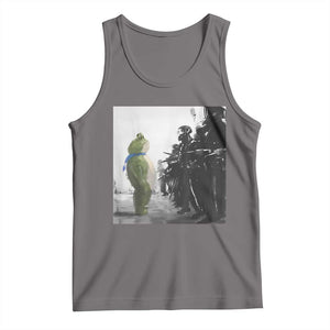 Frog Resist Tank Top Free Portland Oregon Freedom Fighters TS02 Deep Heather Print Your Wear