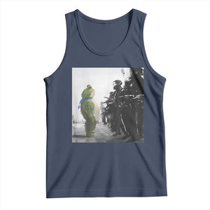 Frog Resist Tank Top Free Portland Oregon Freedom Fighters TS02 Navy Print Your Wear