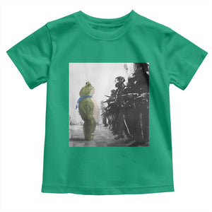 Frog Resist Toddler T Shirt Free Portland Oregon Freedom Fighters TS02 Irish Green Print Your Wear