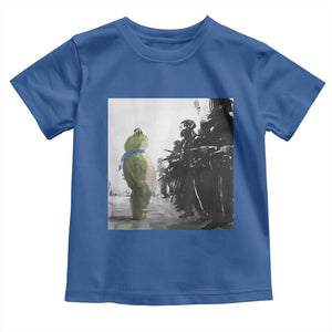Frog Resist Toddler T Shirt Free Portland Oregon Freedom Fighters TS02 Royal Blue Print Your Wear