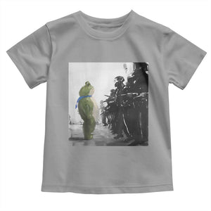 Frog Resist Toddler T Shirt Free Portland Oregon Freedom Fighters TS02 Sport Gray Print Your Wear