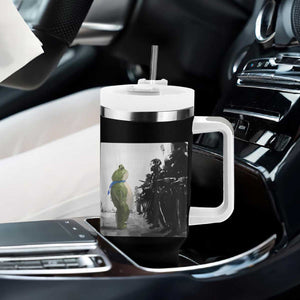 Frog Resist Tumbler With Handle Free Portland Oregon Freedom Fighters TS02 Print Your Wear