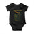 Resist Frog Political Poste Baby Onesie Free Portland Vintage Protest Graphic TS02 Black Print Your Wear