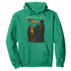 Resist Frog Political Poste Hoodie Free Portland Vintage Protest Graphic TS02 Irish Green Print Your Wear