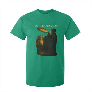 Resist Frog Political Poste T Shirt For Kid Free Portland Vintage Protest Graphic TS02 Irish Green Print Your Wear