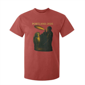 Resist Frog Political Poste T Shirt For Kid Free Portland Vintage Protest Graphic TS02 Red Print Your Wear