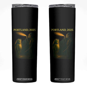 Resist Frog Political Poste Skinny Tumbler Free Portland Vintage Protest Graphic TS02 Black Print Your Wear