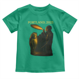 Resist Frog Political Poste Toddler T Shirt Free Portland Vintage Protest Graphic TS02 Irish Green Print Your Wear