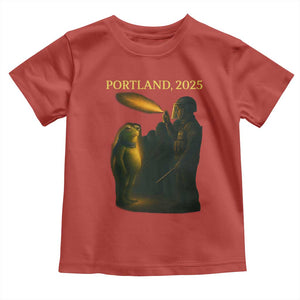 Resist Frog Political Poste Toddler T Shirt Free Portland Vintage Protest Graphic TS02 Red Print Your Wear