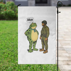 Funny Frog Bruh Resist Meme Garden Flag Free Portland Oregon Political Satire TS02 Print Your Wear