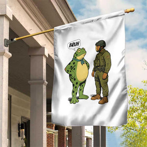 Funny Frog Bruh Resist Meme Garden Flag Free Portland Oregon Political Satire TS02 Print Your Wear