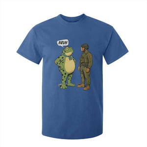 Funny Frog Bruh Resist Meme T Shirt For Kid Free Portland Oregon Political Satire TS02 Royal Blue Print Your Wear