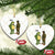 Funny Frog Bruh Resist Meme Ceramic Ornament Free Portland Oregon Political Satire TS02 Print Your Wear