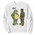 Funny Frog Bruh Resist Meme Sweatshirt Free Portland Oregon Political Satire TS02 White Print Your Wear