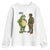 Funny Frog Bruh Resist Meme Youth Sweatshirt Free Portland Oregon Political Satire TS02 White Print Your Wear