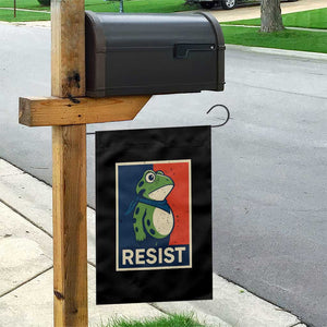 Portland 2025 Protest Garden Flag Frog Resist Against Pepper Spray TS02 Print Your Wear
