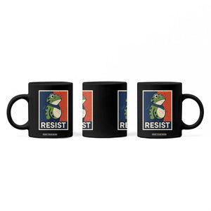 Portland 2025 Protest Coffee Mug Frog Resist Against Pepper Spray TS02 Print Your Wear