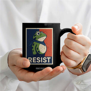 Portland 2025 Protest Coffee Mug Frog Resist Against Pepper Spray TS02 Print Your Wear