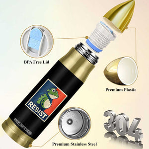 Portland 2025 Protest Bullet Tumbler Frog Resist Against Pepper Spray TS02 Print Your Wear