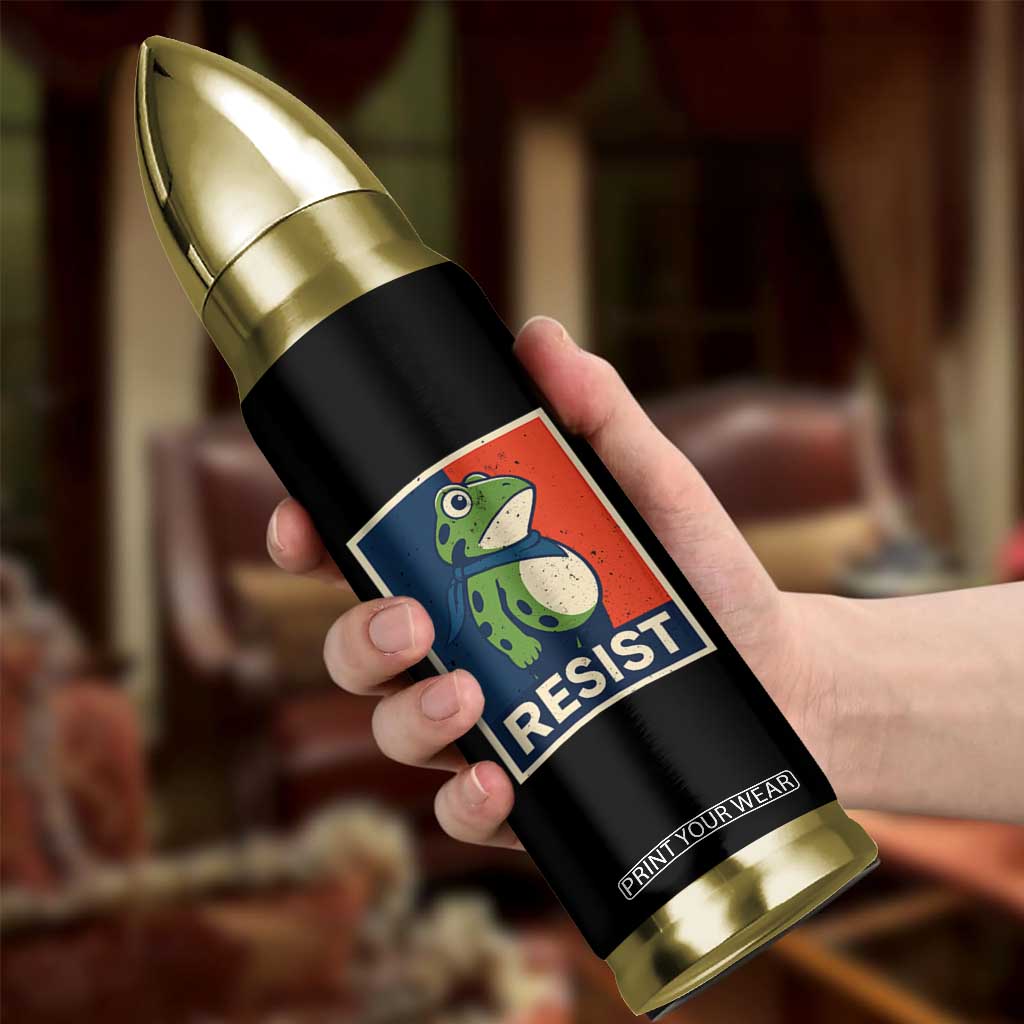 Portland 2025 Protest Bullet Tumbler Frog Resist Against Pepper Spray TS02 Print Your Wear