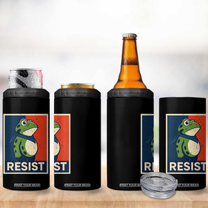 Portland 2025 Protest 4 in 1 Can Cooler Tumbler Frog Resist Against Pepper Spray TS02 Print Your Wear