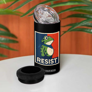 Portland 2025 Protest 4 in 1 Can Cooler Tumbler Frog Resist Against Pepper Spray TS02 Print Your Wear