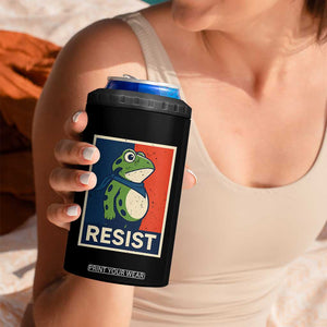 Portland 2025 Protest 4 in 1 Can Cooler Tumbler Frog Resist Against Pepper Spray TS02 Print Your Wear