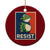 Portland 2025 Protest Ceramic Ornament Frog Resist Against Pepper Spray - Print Your Wear