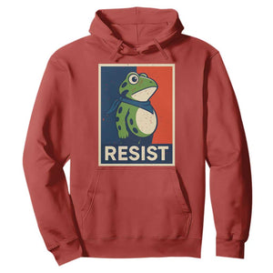 Portland 2025 Protest Hoodie Frog Resist Against Pepper Spray TS02 Red Print Your Wear