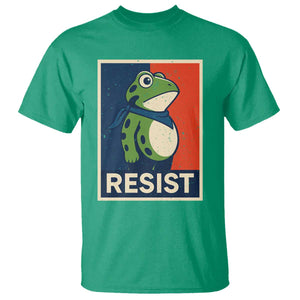 Portland 2025 Protest T Shirt Frog Resist Against Pepper Spray TS02 Irish Green Print Your Wear