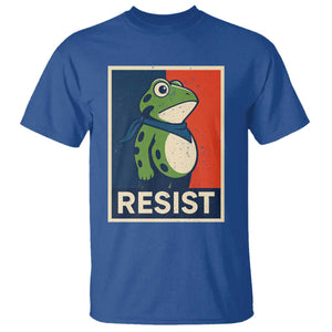 Portland 2025 Protest T Shirt Frog Resist Against Pepper Spray TS02 Royal Blue Print Your Wear