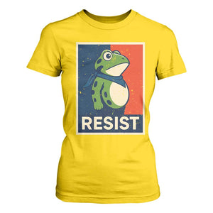 Portland 2025 Protest T Shirt For Women Frog Resist Against Pepper Spray TS02 Daisy Print Your Wear