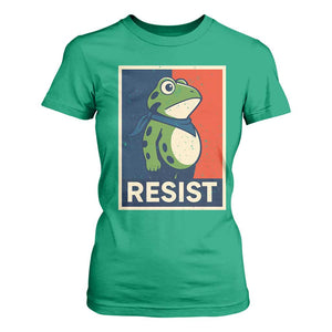 Portland 2025 Protest T Shirt For Women Frog Resist Against Pepper Spray TS02 Irish Green Print Your Wear