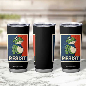 Portland 2025 Protest Tumbler Cup Frog Resist Against Pepper Spray TS02 Print Your Wear