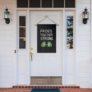Frogs Together Strong Garden Flag Free Portland Oregon Unity Meme TS02 Print Your Wear