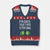Frogs Together Strong V-Neck Knit Sweater Vest Free Portland Oregon Unity Meme - Print Your Wear