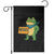 Retro Frog Resist Garden Flag Free Portland Oregon Funny Cartoon Graphic TS02 Black Print Your Wear