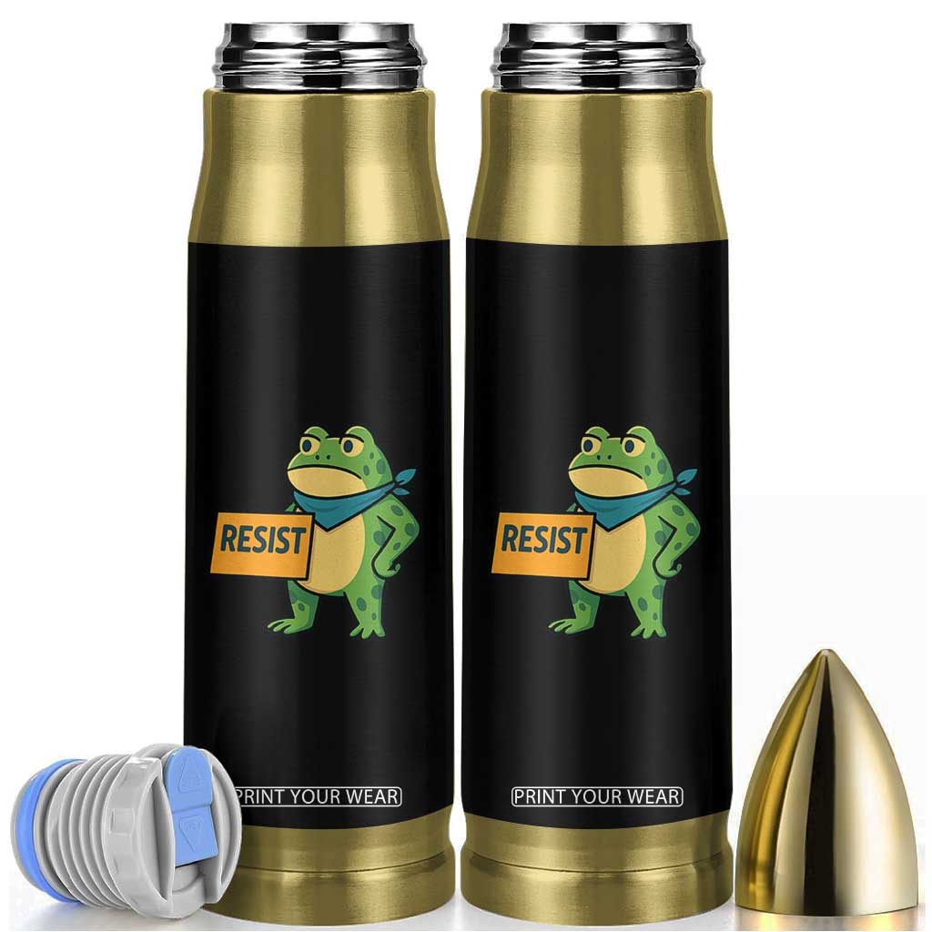 Retro Frog Resist Bullet Tumbler Free Portland Oregon Funny Cartoon Graphic TS02 Black Print Your Wear