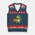 Retro Frog Resist V-Neck Knit Sweater Vest Free Portland Oregon Funny Cartoon Graphic - Print Your Wear