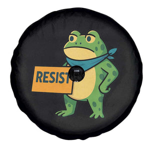 Retro Frog Resist Spare Tire Cover Free Portland Oregon Funny Cartoon Graphic TS02 Print Your Wear