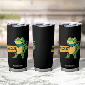 Retro Frog Resist Tumbler Cup Free Portland Oregon Funny Cartoon Graphic TS02 Print Your Wear