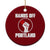 Hands Off Portland Ceramic Ornament Rose Fist Oregon Freedom Fighter TS02 1pc Red Print Your Wear