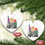 Free Portland Raised Fist Ceramic Ornament Patriotic Oregon Freedom Floral Justice TS02 Print Your Wear
